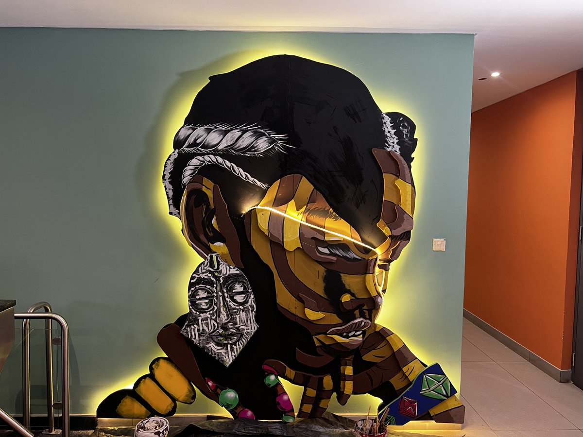BsqArtcrew's tweet photo. An MDF board back-lit art installation by @Thufu_B and @msale_art at Tatu City https://t.co/wrCJXdK1nh
