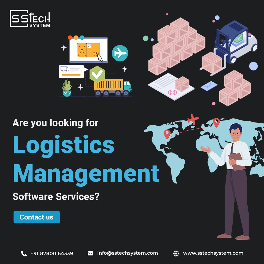 sstech_system's tweet photo. Seeking assistance with logistics management software services? We've got you covered! 

𝐕𝐢𝐬𝐢𝐭: https://t.co/A1gcmiLNtG

#LogisticsSolutions #Efficiency #ROI #Automation #sstechsystem #appsdevelopment #webdevelopment #appdeveloper #mobileappdevelopment #TechInFreight https://t.co/TcAQq55qAU