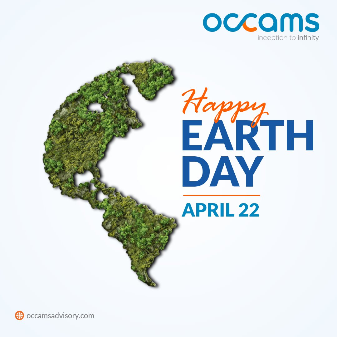 It's #EarthDay! Time to celebrate & recommit to a sustainable future.

#OccamsAdvisory #ClimateOptimism #BiodiversityMatters