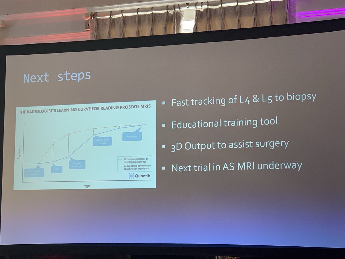 #SWUS gets underway with #AlisonBrady from #Royalcornwallhospitaltrust explains the outcomes of the #PAIR-1 study. AI demonstrates good sens/spec. An aid to reducing the radiologist learning curve, fast-tracking the obvious lesions for biopsy ⁦@BAUSurology⁩ ⁦⁦