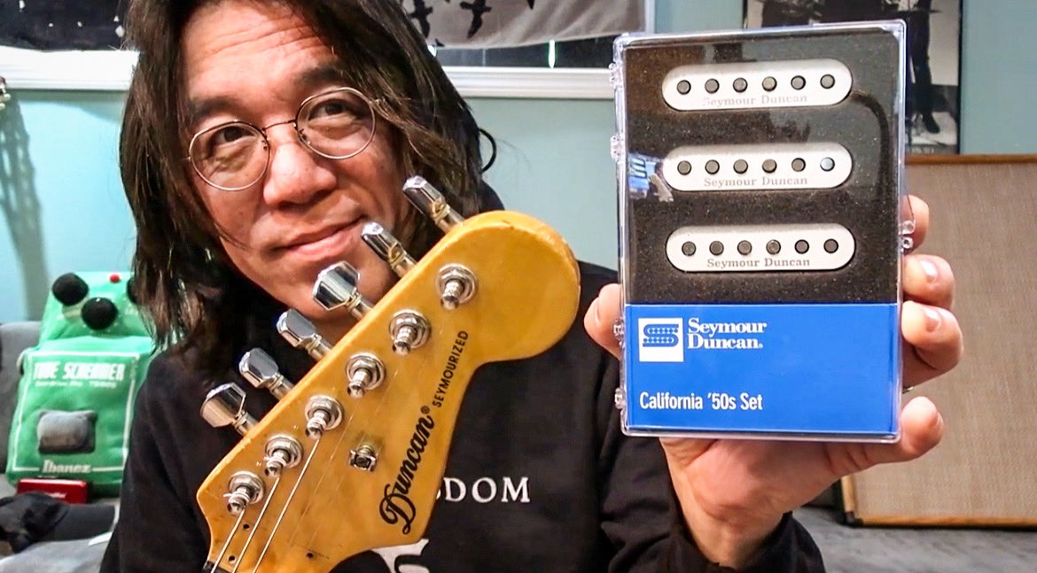 Unboxing @SeymourDuncan Vintage Staggerd Strat Pickups youtu.be/bgshyMK3d6M I am trying to restore my old Duncan Stratocaster (Seymour Duncan Strat made by Yubi Sound in Japan 1982) This set is perfect match with my 1982 Duncan Strat? seymourduncan.com/single-product… #seymourduncan
