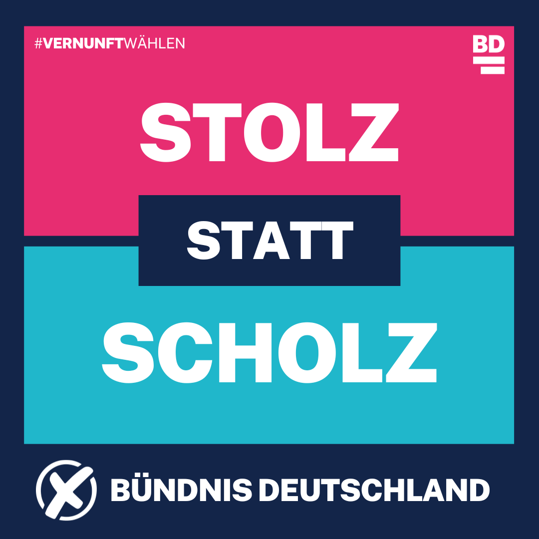 Carsten Schanz (@carstenschanz) on Twitter photo Warum ich für die #Europawahl2024 unbedingt BÜNDNIS DEUTSCHLAND empfehle: 🇩🇪 und 🇪🇺 haben keine lebende Führungspersonen mehr, mit denen man sich mit gesundem Stolz identifizieren kann. Wir brauchen gute Ziele und kluge Leuchttürme. Ändern wir es! #UschiMussWeg
<a href="/buendnisde/">BÜNDNIS DEUTSCHLAND</a> Warum ich für die #Europawahl2024 unbedingt BÜNDNIS DEUTSCHLAND empfehle: 🇩🇪 und 🇪🇺 haben keine lebende Führungspersonen mehr, mit denen man sich mit gesundem Stolz identifizieren kann. Wir brauchen gute Ziele und kluge Leuchttürme. Ändern wir es! #UschiMussWeg
<a href="/buendnisde/">BÜNDNIS DEUTSCHLAND</a>