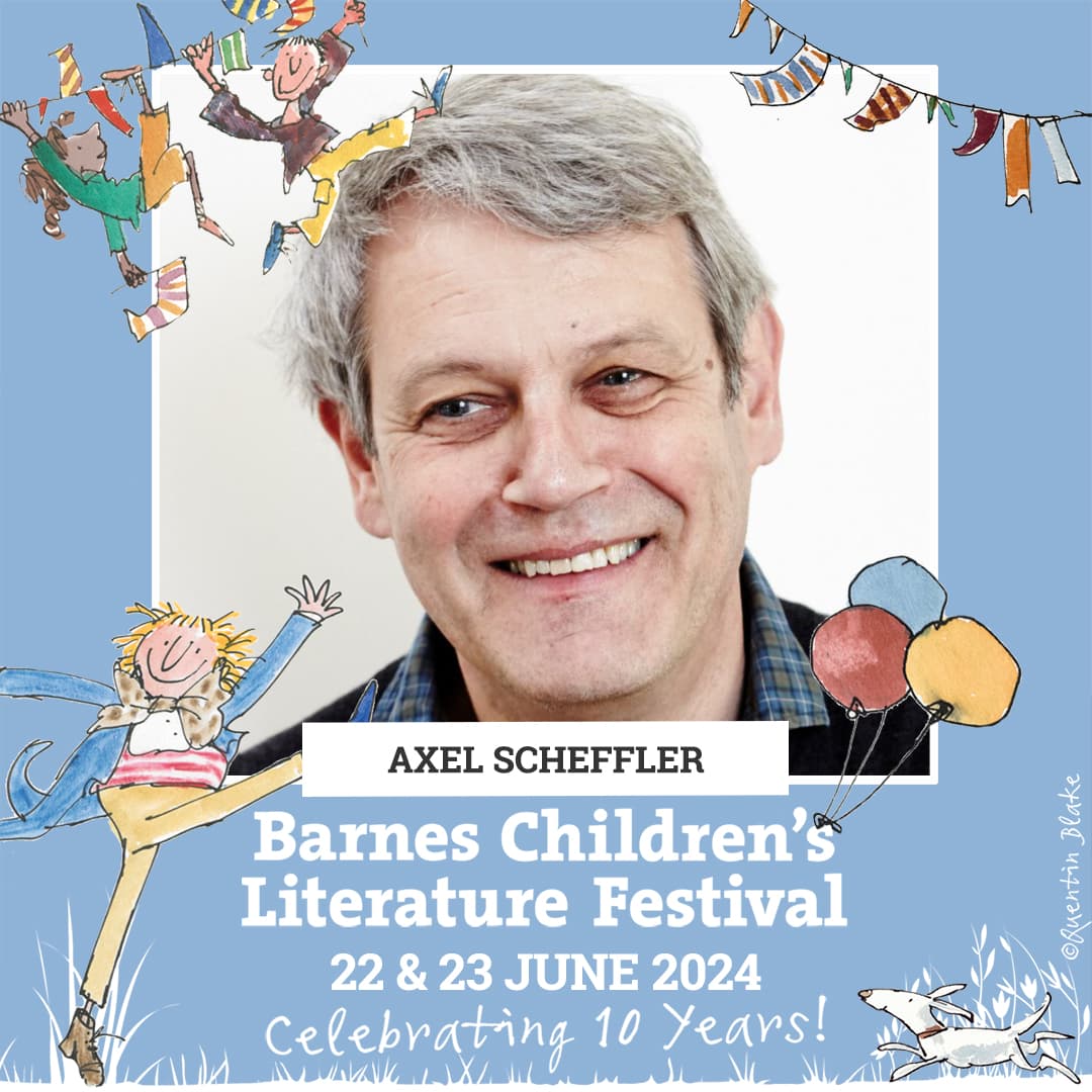 Let’s be honest, it would be wrong of us to even think about planning our epic 10th birthday bash on Saturday 22 & Sunday 23 June without inviting our oldest pal! The only author to have appeared every year since 2015, let's give it up for #AxelScheffler bit.ly/36Jxr6m