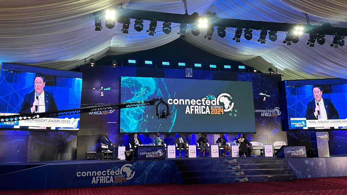 Today at @CAS2024_ in Nairobi Head of @FCDOdigital Alessandra Lustrati joined President @WilliamsRuto, Ambassadors and ICT Ministers to emphasise the importance of #MeaningfulConnectivity and #DigitalTransformation as key enablers of the SDGs. #ConnectedAfricaSummit2024