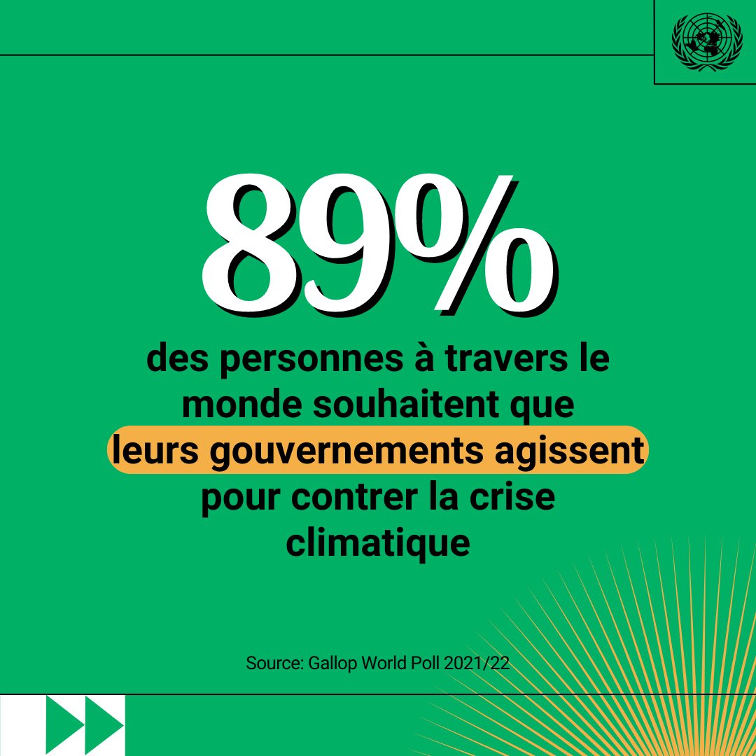 En cette #JournéeDeLaTerre et tous les jours, défendez une planète plus saine pour toute et tous.

Rappelez à vos dirigeants locaux et nationaux que le monde les tient pour responsables des effets de la #CriseClimatique.

un.org/fr/actnow/spea…