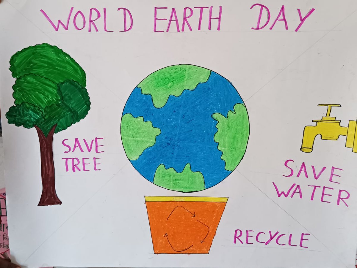 'Empowering our future social leaders! 🌍  Today, at @FoundationIifl  Sakhiyon ki Baadi centres, children engaged in Earth's wonders, took a stand against plastic, and creatively portrayed our precious planet.  #SakhiyonKiBaadi #EcoLeaders #EarthDay2024 @Madhujain1609