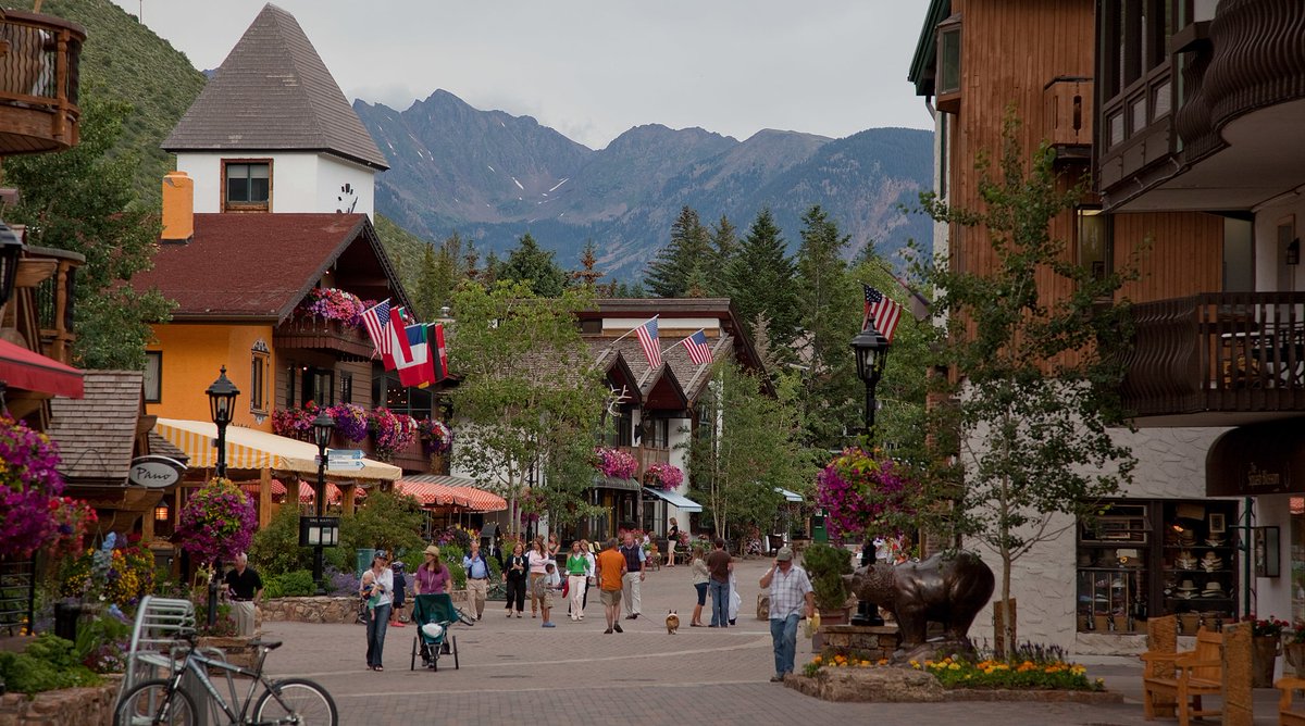 It's not The Alps- it's Vail! That's Vail, Colorado for #MainStreetMonday this week. Even though Vail is a popular skiing destination, the town itself has a population of just 4,835. It's also home to the Betty Ford Alpine Gardens, which are the world's highest botanical gardens!