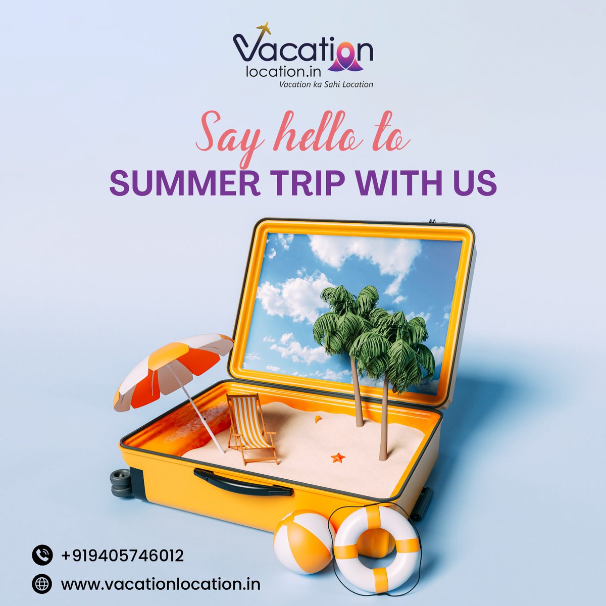 Summer is here and are you ready to make the most of it?☀️ From breathtaking views to unforgettable experiences, we’ve got it all covered. let’s explore together! 🧳

vacationlocation.in/packages

 #tourism #travel #trending #TravelGoals #Wanderlust #SummerTrip #TravelWithUs