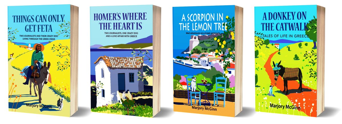 Love Greece? Who doesn't. Take yourself there with this series of funny, candid #Amazon bestsellers. Described as 'Gerald Durrell meets Bill Bryson' GReads amazon.co.uk/stores/Marjory… #Greek #memoirs @storywhispers @BookDevon @womenwritersnet #holidays #booktwitter