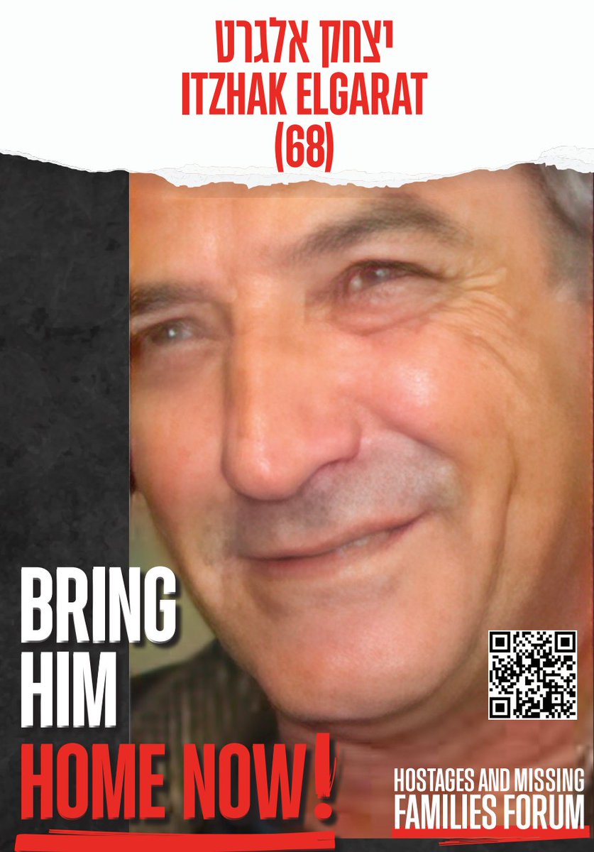 stephenfine's tweet photo. Thinking of Itzhak Elgerat as we prepare for Seder night. Itzhak won't be celebrating freedom with his family this year #BringThemHome #sederseatforahostage https://t.co/DsA4DU5nkv https://t.co/5PXruCl2C7