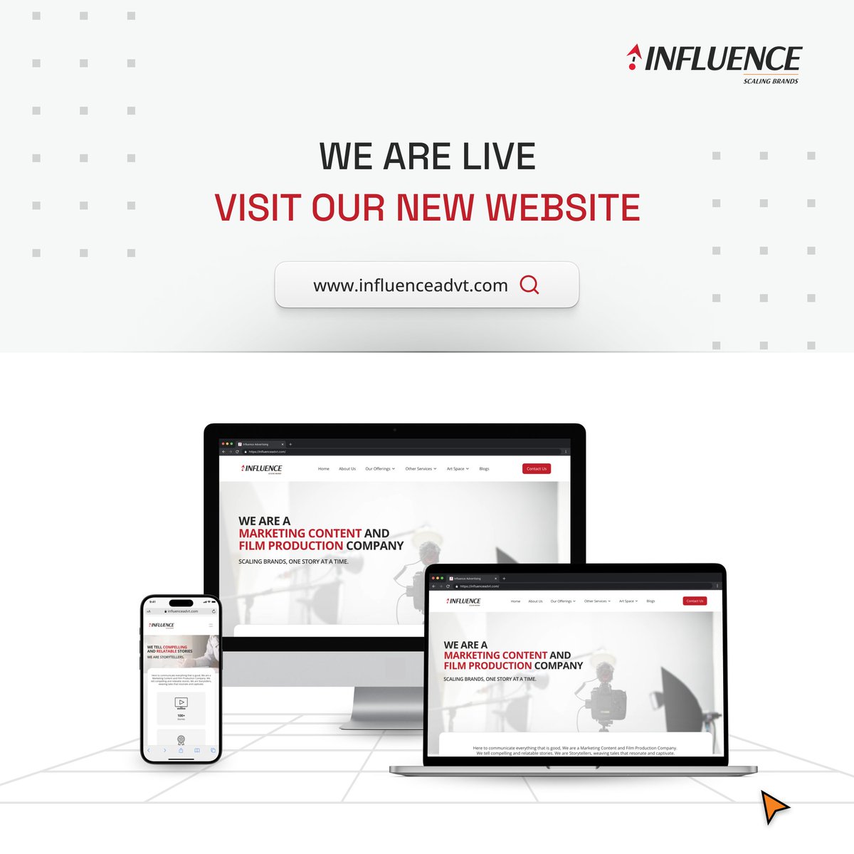 Finally, the website is live now!

Got appreciation from the team, and matched their expectations for what they were looking for.

Visit: influenceadvt.com