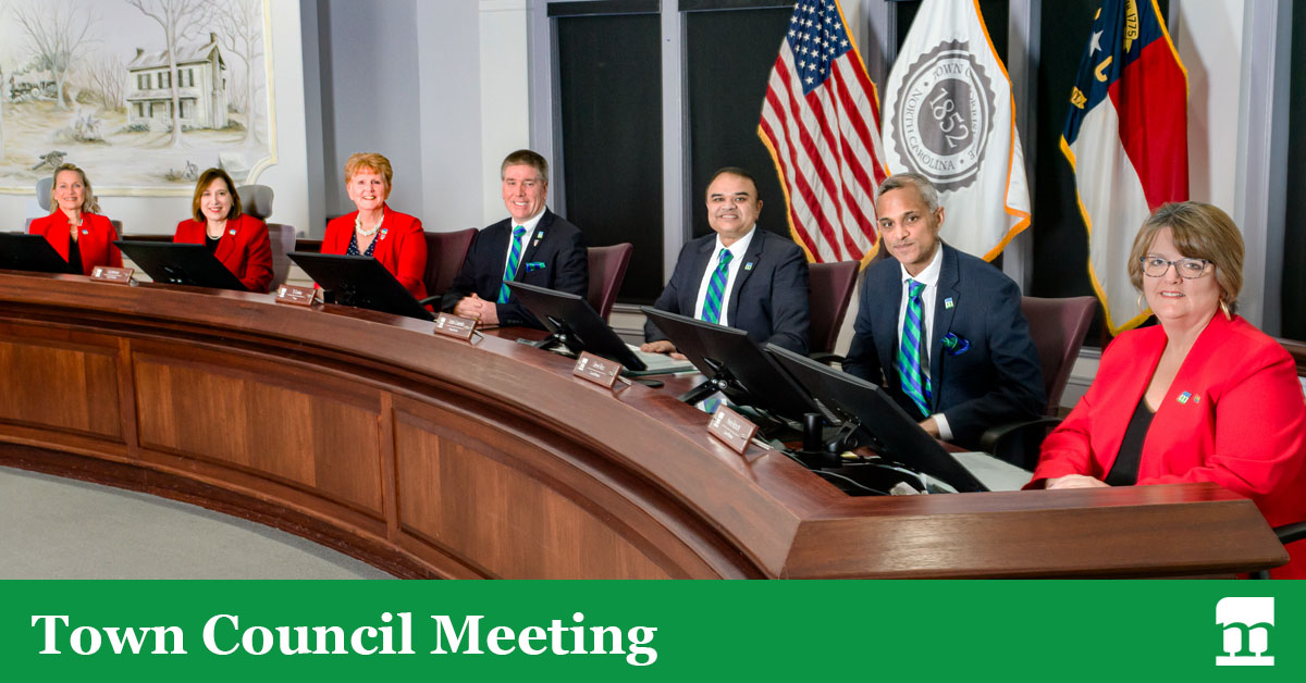 The Morrisville Town Council meeting will be held on Monday, April 22, at 6 p.m. The meeting will be streamed live and available for viewing at bit.ly/4aG0QKF. Public comments will be received between 9 a.m. – 3 p.m. on April 22, at publiccomment@townofmorrisville.org.