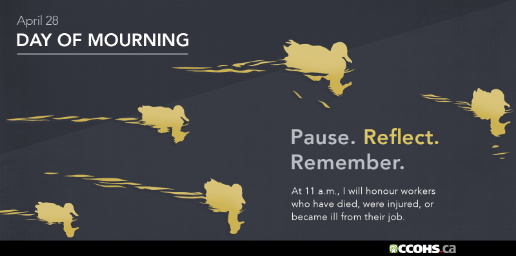 DYK that in 2022, there were 993 workplace fatalities in Canada and 30 of these occurred in Newfoundland and Labrador. That is 30 families whose lives were forever changed and countless friends and co-workers who have been impacted #DayofMourning