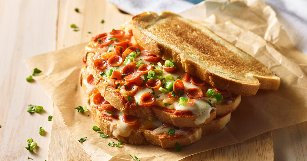 April is National Grilled Cheese month, and we are adding a little pep to the party. #nationalgrilledcheesemonth #pepperoni #grilledcheese