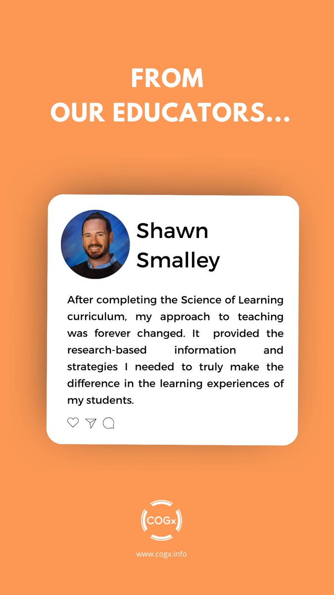 Shawn took our 12-modules “Developing Sophisticated Learners” program. Thank you for this Feedback, Shawn!

#Learning #Teaching #Leadership #Elearning #highereducation #studentsuccess #teachingandlearning #teachers #teaching #education