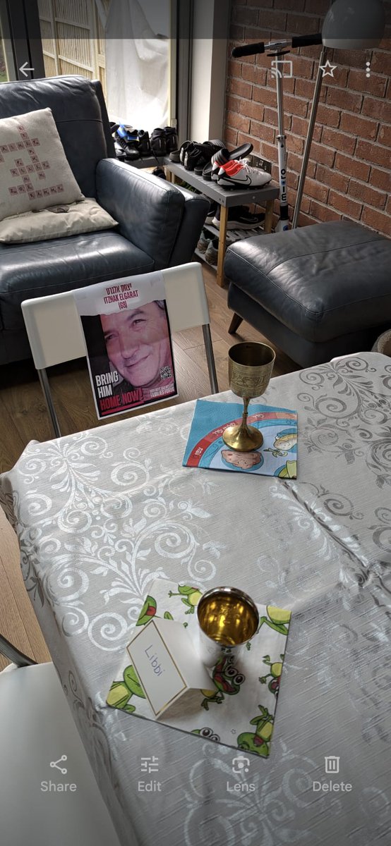 stephenfine's tweet photo. Thinking of Itzhak Elgerat as we prepare for Seder night. Itzhak won't be celebrating freedom with his family this year #BringThemHome #sederseatforahostage https://t.co/DsA4DU5nkv https://t.co/5PXruCl2C7