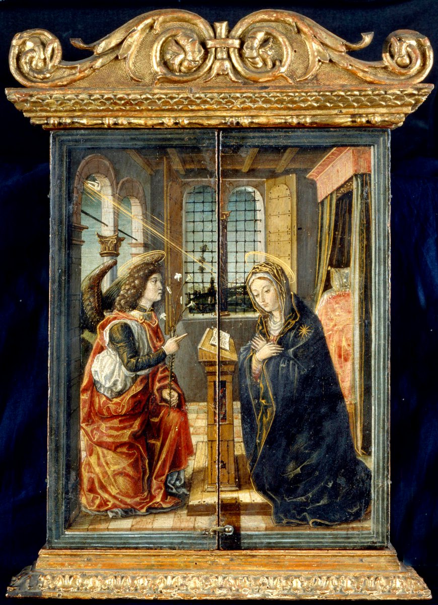 Vincenzo Civerchio - The Annunciation. 1490 - 1495