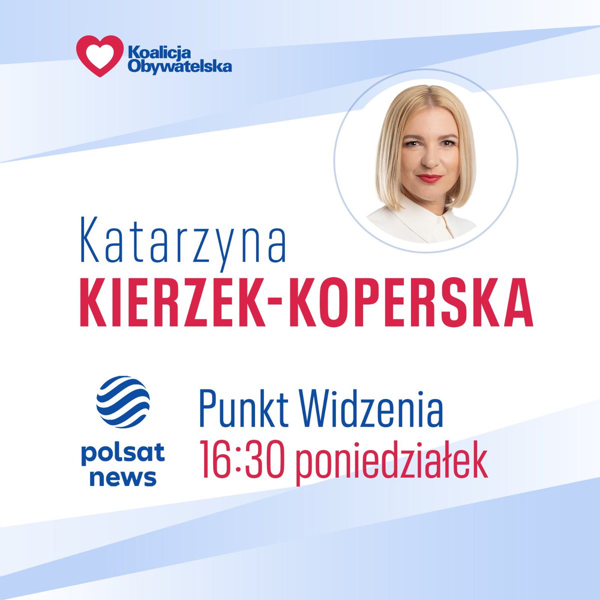 Zapraszam dziś na Punkt Widzenia w @PolsatNewsPL