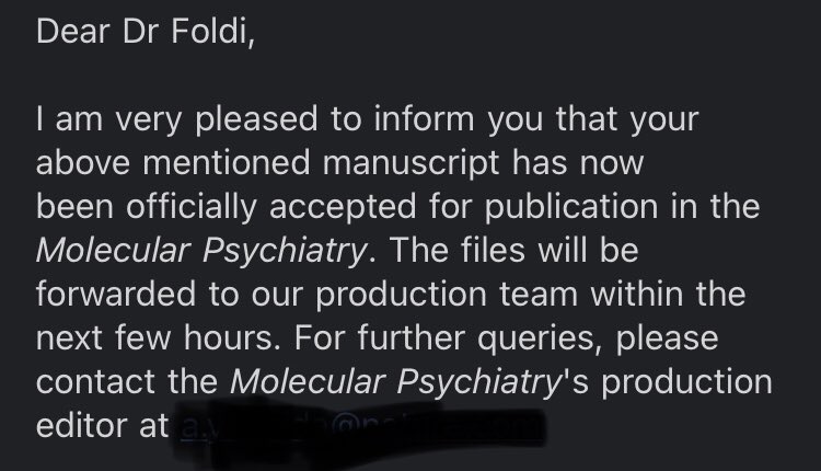 Claire Foldi (@clairefoldi) on Twitter photo First empirical #psychedelics study from the lab has been accepted in <a href="/molpsychiatry/">molecularpsychiatry</a> ๐ฅ! Tune into the โtweetsโ of the illustrious <a href="/KynaConn/">Kyna Conn</a> for deets of the final story! ๐ <a href="/MonashBDI/">Monash Biomedicine Discovery Institute</a> #FoldiLab #anorexia First empirical #psychedelics study from the lab has been accepted in <a href="/molpsychiatry/">molecularpsychiatry</a> ๐ฅ! Tune into the โtweetsโ of the illustrious <a href="/KynaConn/">Kyna Conn</a> for deets of the final story! ๐ <a href="/MonashBDI/">Monash Biomedicine Discovery Institute</a> #FoldiLab #anorexia