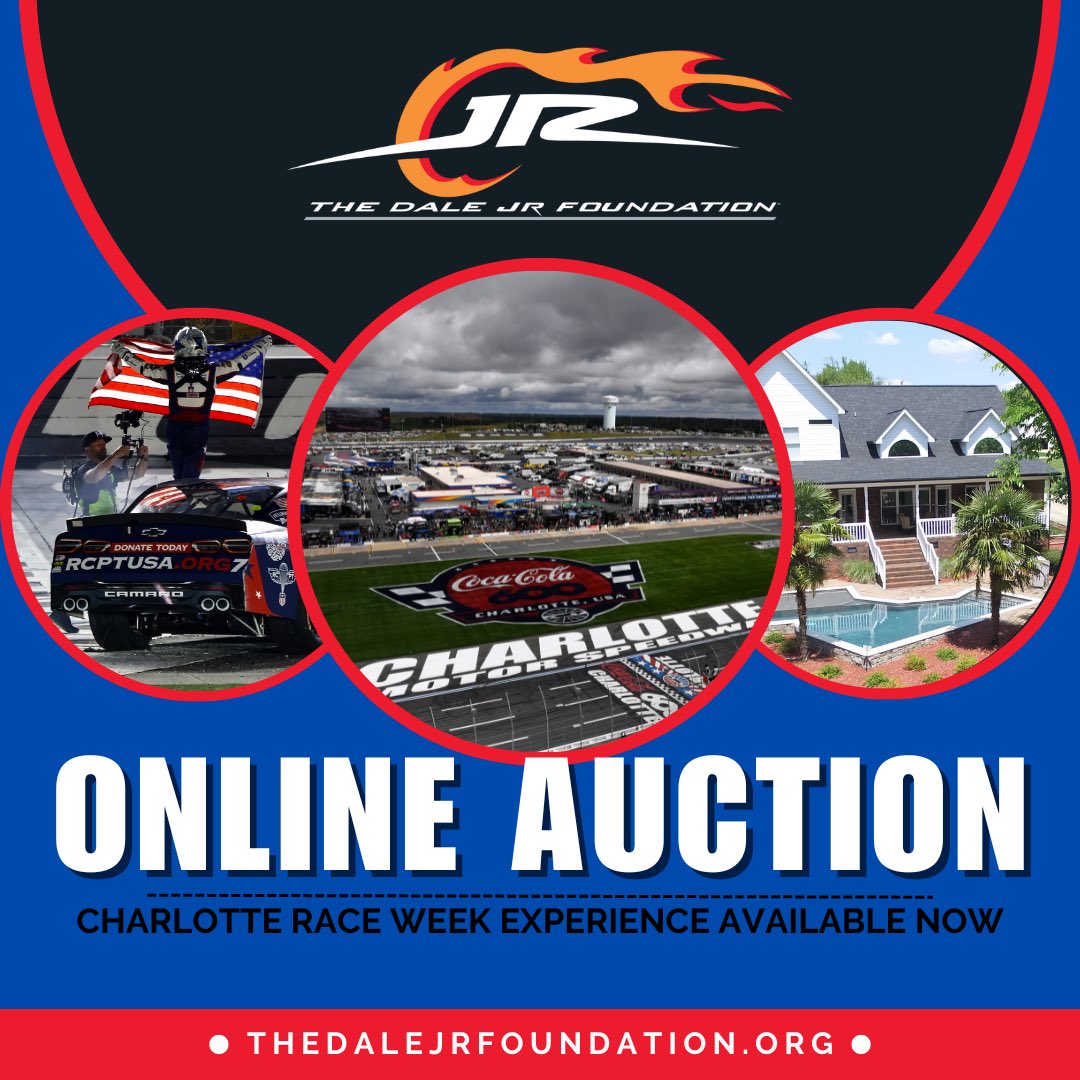 LAST. DAY. ALERT. Today’s your last chance to bid on a fun-filled @CLTMotorSpdwy race week package. BID NOW: bit.ly/3wznN2U