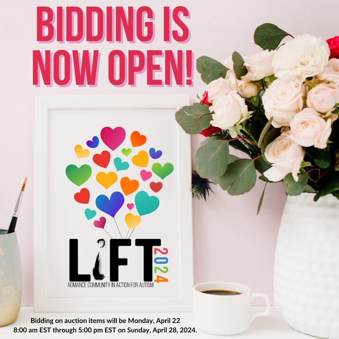 ★ The 2024 LiFT 4 Autism Auction is OPEN for Bidding ★

🕰 Ends SUNDAY 5pm EST

🎈Catalogue here:
event.auctria.com/55249729-e512-…

❣️Still accepting bookish donations: bit.ly/LiftDonationIt… 

★ Tax-Deductible Donation: bit.ly/Lift2024Donati…

★ Merch: lift4autism.creator-spring.com