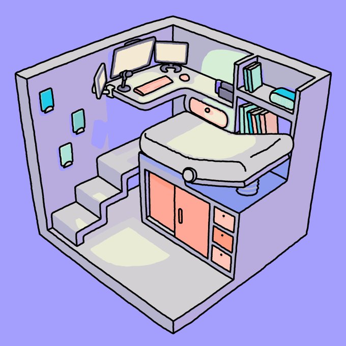 「bedroom」 illustration images(Latest｜RT&Fav:50)