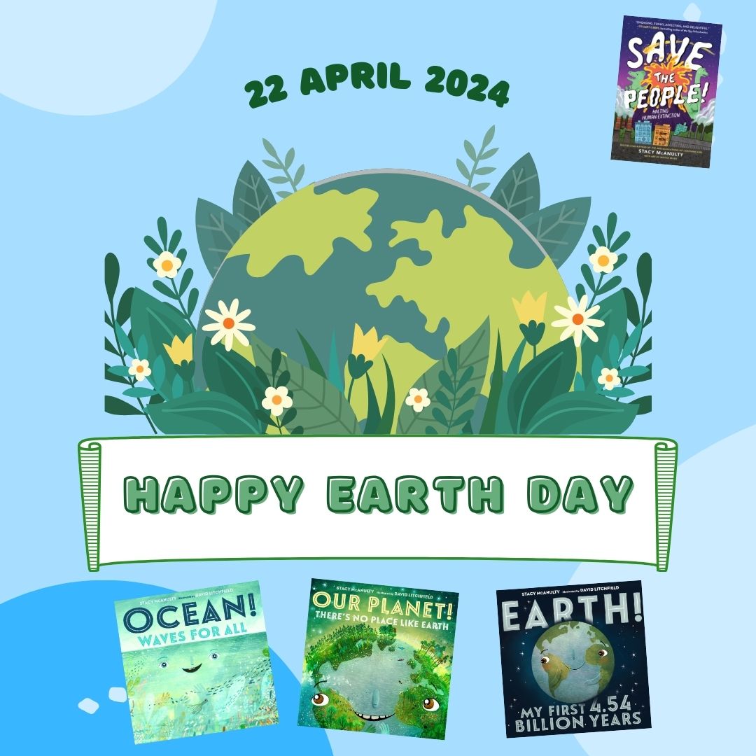 It's Earth Day! Time to celebrate AND think about our relationship with PLANET AWESOME! WE LOVE YOU EARTH!