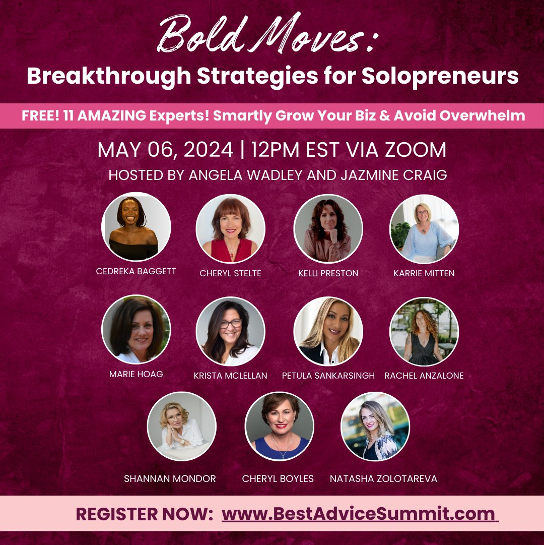 Attn:Women Solopreneurs! You don't want to miss this!