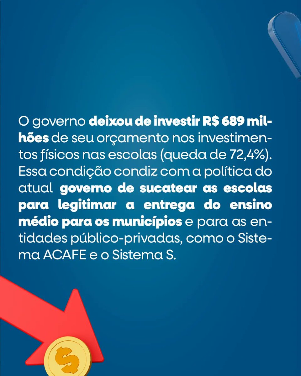 sintesc's tweet photo. Apesar de Santa Catarina ser um dos estados mais ricos do país, a falta de investimentos na educação básica, e a desvalorização dos profissionais da educação, se destacam.
Acompanhe o carrossel e entenda mais detalhes da situação!
#SC #GreveDosProfessores #SinteSC https://t.co/xII8LJStDE