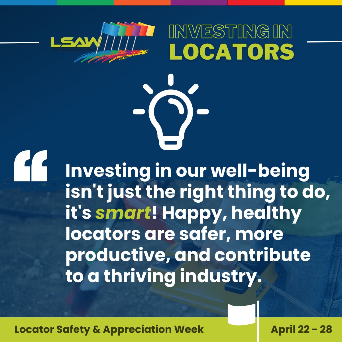 Kicking off #LSAW 2024 with major props to @LSAW for spotlighting our utility locators' crucial roles! Every day, these heroes ensure our utilities and communities flourish. Big THANKS to locators worldwide for your dedication and expertise! #UtilityHeroes #CommunityChampions