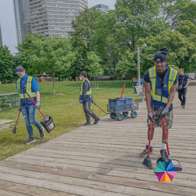 Happy #EarthDay2024! We're proud to lead a work community that puts the environment first! It's time to take action. Waterfront BIA's #EarthDay clean up crew is encouraging you to come down and help clean up the waterfront this morning from 9am-12pm.