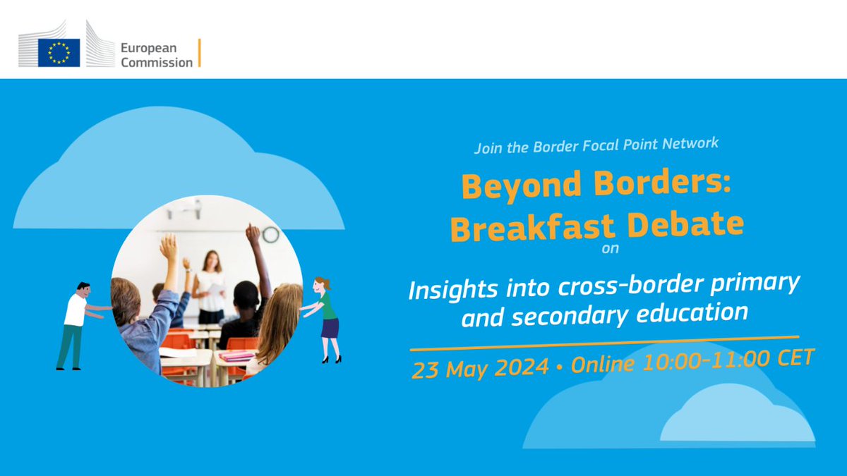 📚 Get ready for the 18th Beyond Borders Breakfast Debate: 'Insights into Cross-Border Primary and Secondary Education'! 🗓️ May 23, 10:00–11:00 CET  💻 Online Register now! events.teams.microsoft.com/event/bd55ba0c…