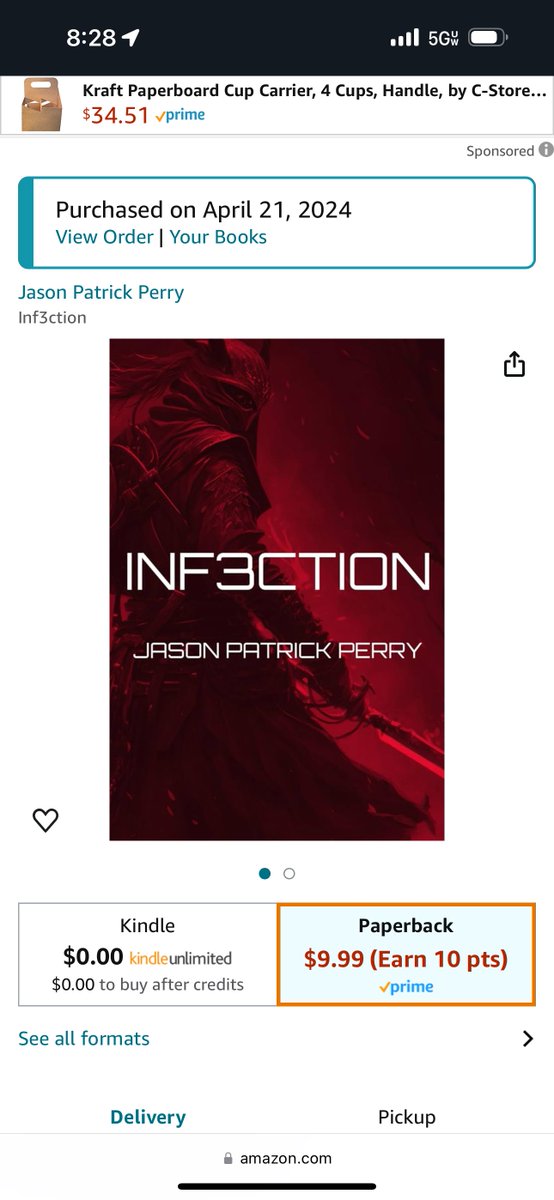 #HappyReleaseDay beautiful people. 🥰 Both, #Kindle and #Paperback for #Inf3ction are now available for purchase on #Amazon. 😎 #IAmTheLegion #ExpectMyJurisdiction