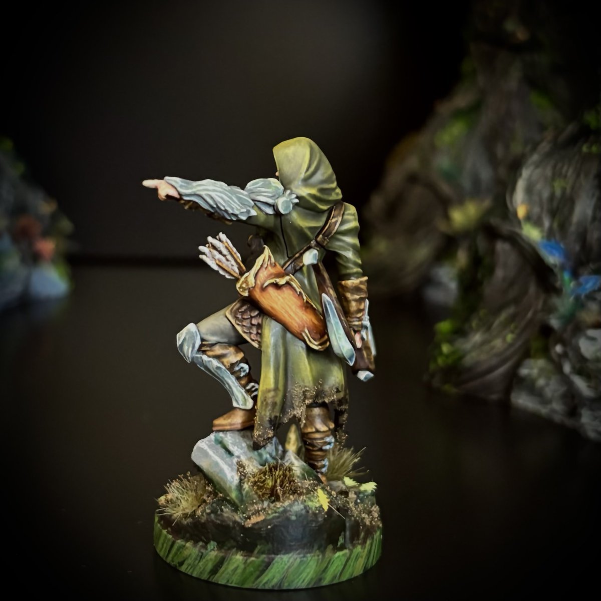 The Huntress #painting #paintingminiatures #oathsworn #oathswornboardgame #oathswornminiatures #miniatures #nmm #paintingwarhammer #huntress