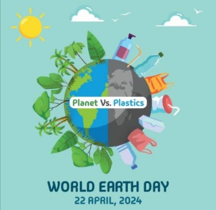 Plastic waste is suffocating our planet. From single-use plastics clogging our oceans to microplastics infiltrating our food chain, the crisis is dire.on this #EarthDay, let's pledge to reduce, reuse and recycle. Every small change counts in the fight against plastic pollution.