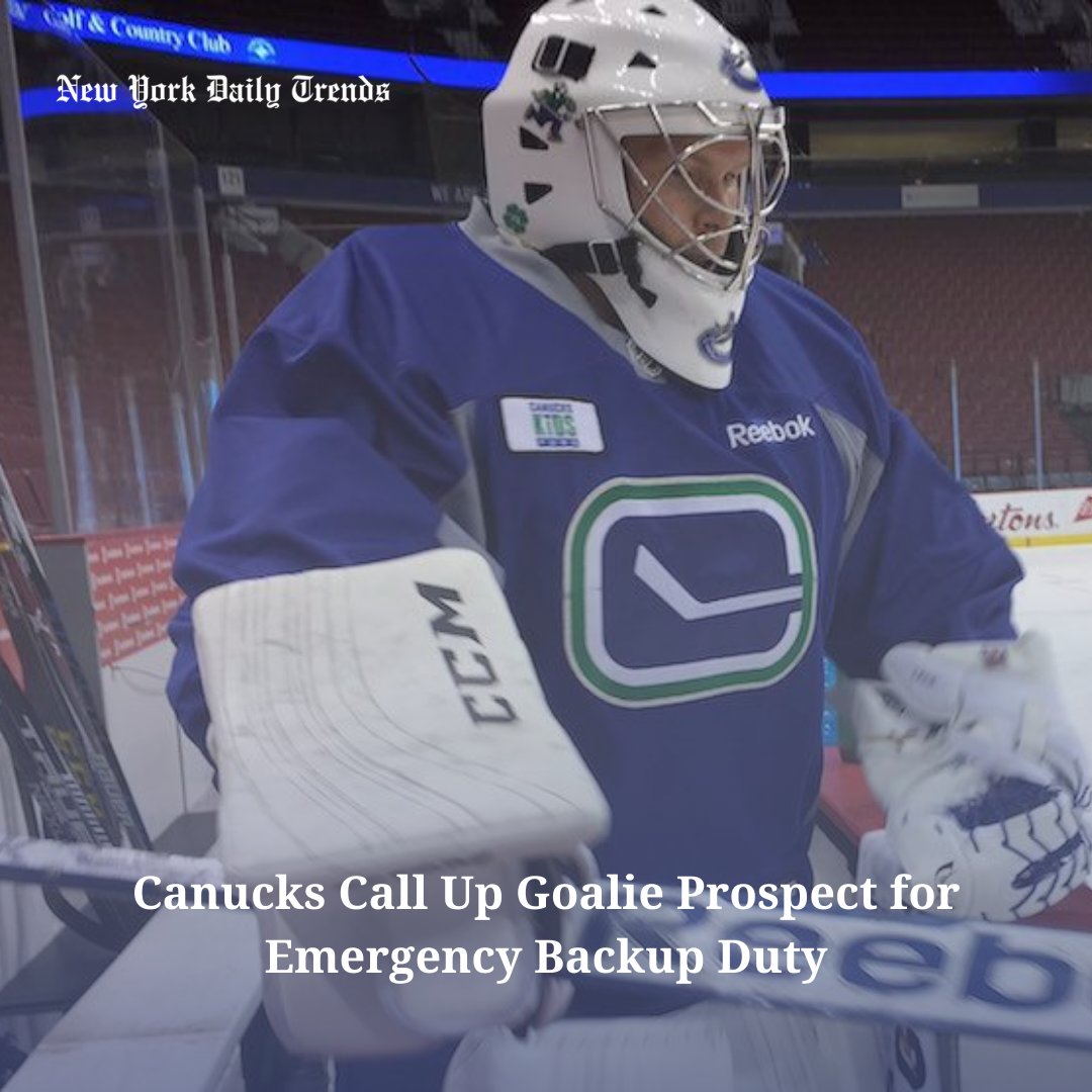 The Canucks have recalled goalie Arturs Silovs from AHL Abbotsford as emergency backup for Sunday's playoff game against the Predators. #nydailytrends #newyorkdaily #hockeyplayers #hockey #nhlhockey #vancouver #icehockey #canucks #nucks #vancouvercanuckd #nhl #Mondayvibes