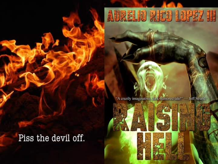 RAISING HELL

amazon.com/Raising-Hell-A…

'A crazily imaginative, dark-humored tale.' -- Jeff Strand, author of Blister and Cyclops Road

#StitchedSmilePublications
#HorrorCommunity
#HorrorFiction
#Novella
#IndieHorror
#HorrorWriter