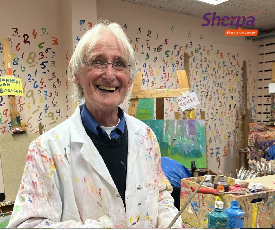 In de rubriek ‘De Vrijwilliger’ zet de Baarnsche Courant wekelijks een vrijwilliger uit Baarn in het zonnetje. Deze keer is dat ‘supervrijwilliger’ Hans Haarmans (80) van de schilderclub van Sherpa. ow.ly/lLnQ50Rl4ye. #baarnschecourant #sherpa #vrijwilliger #vrijetijd