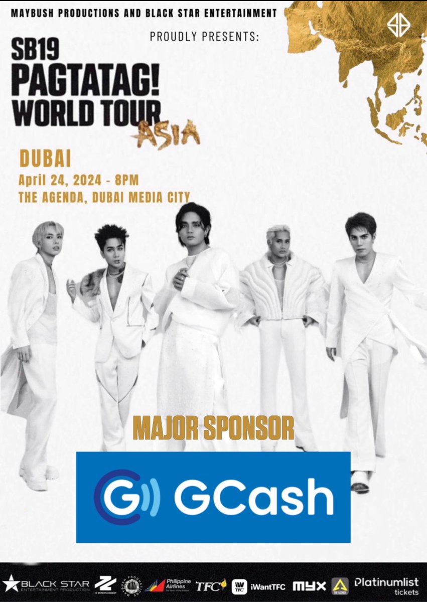 Hello Dubai A'tin! We are delighted to welcome on-board GCash UAE as a proud sponsor of SB19 PAGTATAG! World Tour Dubai. To get a chance for a group photo op with SB19, be at the venue and visit the Gcash booth for more details. Mechanics: 1. Download and Register to the…