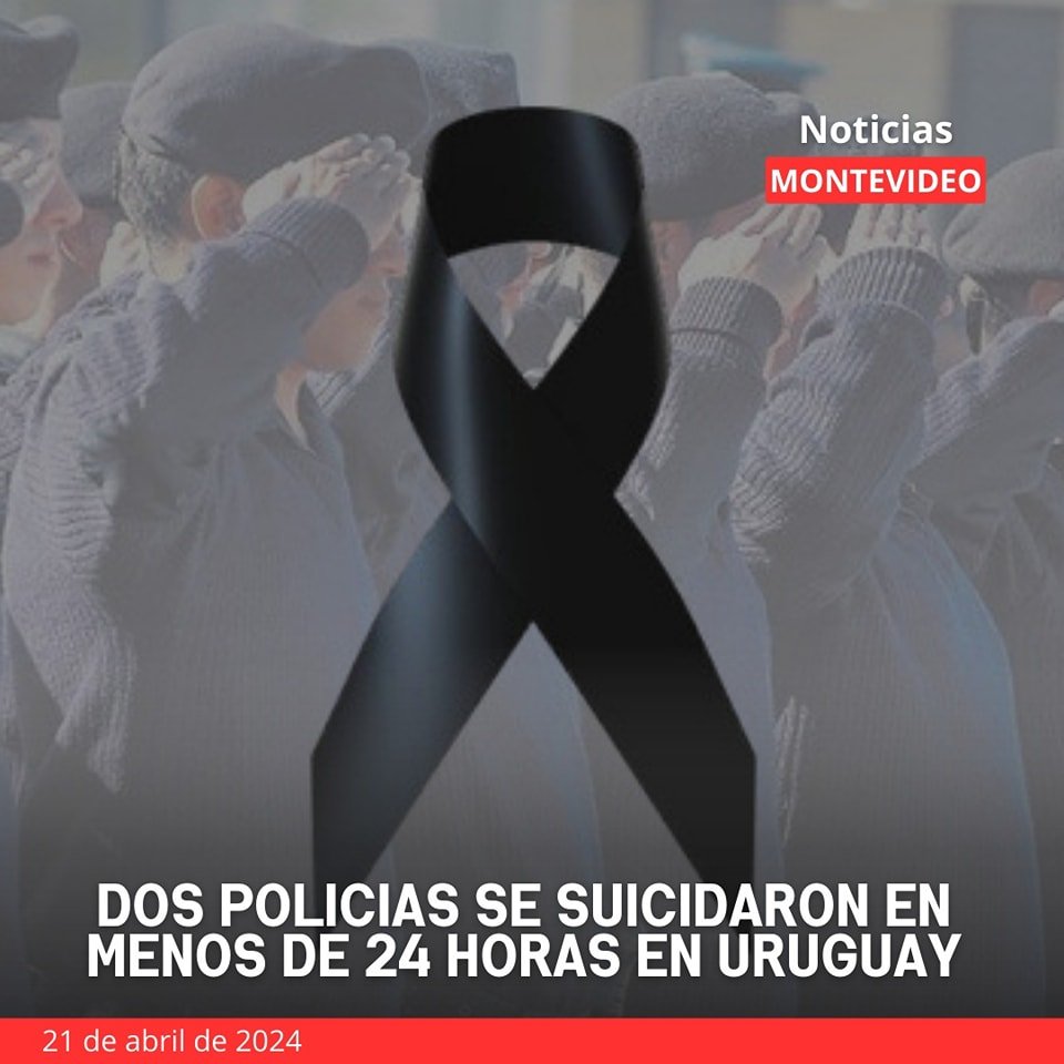 DOS POLICIAS SE SUICIDARON EN MENOS DE 24 HORAS EN URUGUAY
Otra vez Informamos que otro policía optó por quitarse la vida, está vez en el departamento de Tacuarembó.
La situación se dió cuando el Efectivo Ken Freitas llamó al servicio de emergencias para decir que se quitaría la
