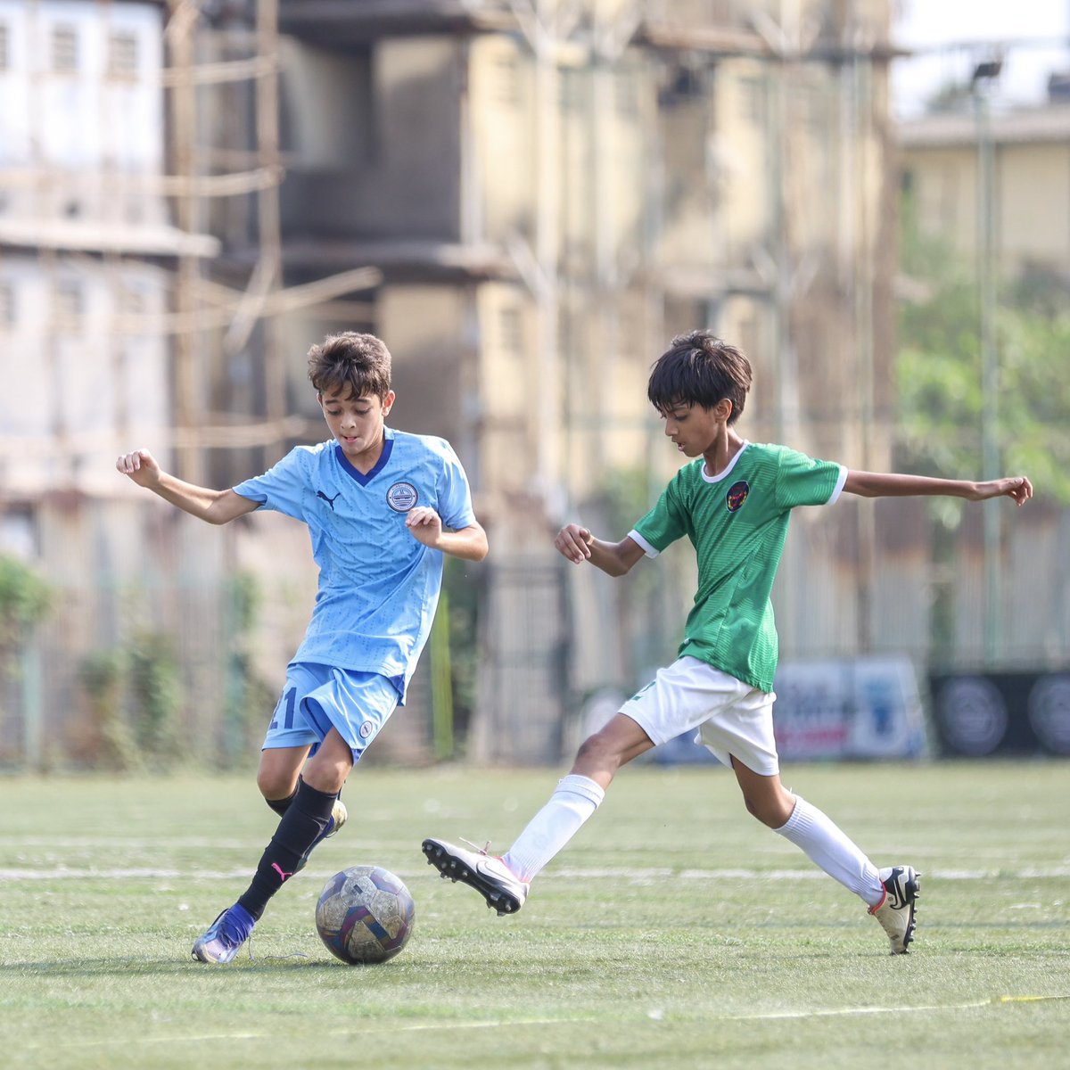 MumbaiCityFC's tweet photo. Our young Islanders fired across all cylinders to take a big W against Kenkre FC in their AIFF Sub Junior U13 Youth League clash earlier today! 🤩

#MumbaiCity #AamchiCity 🔵 https://t.co/VtwgcSVMRm