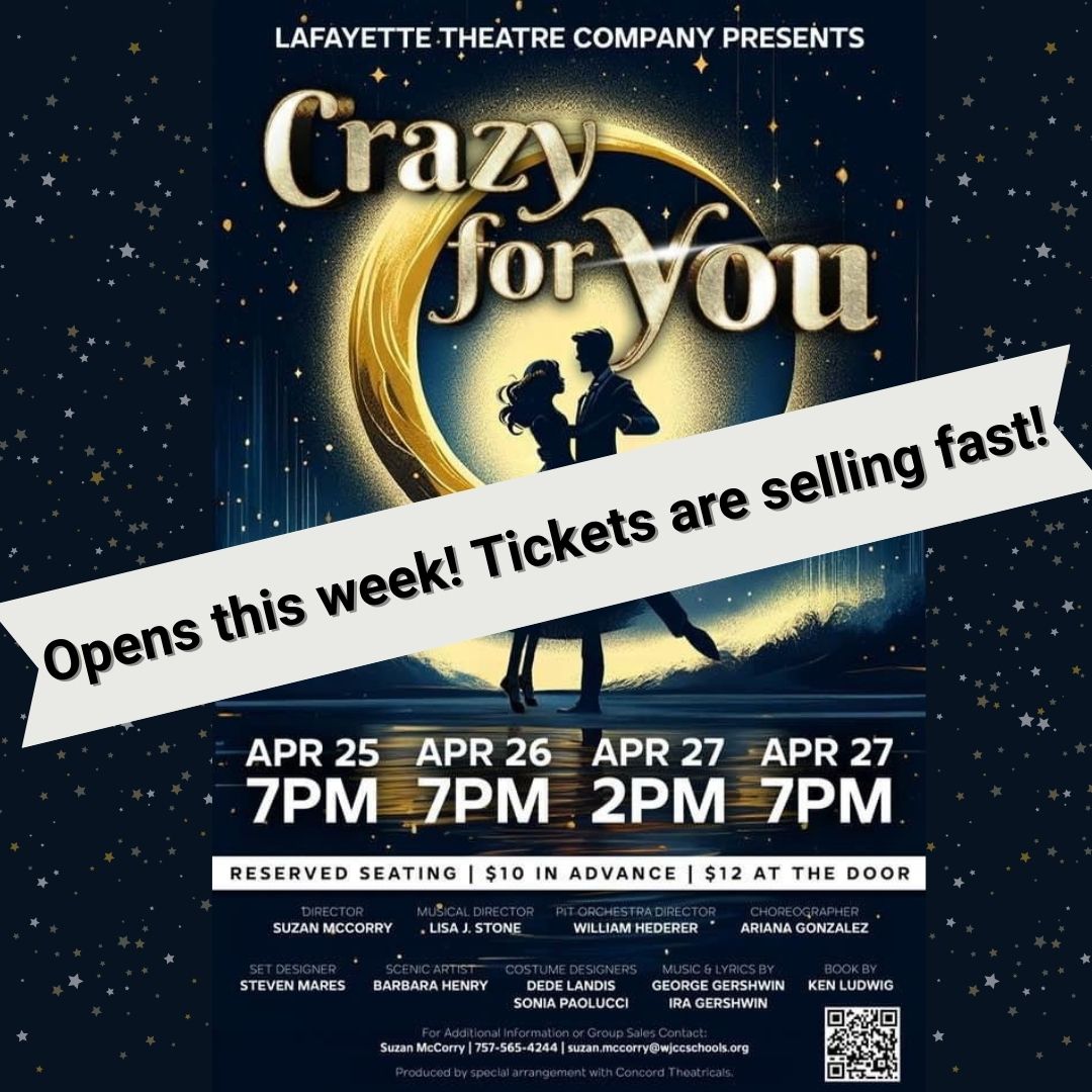 LafayetteHS (@lafayetterams) on Twitter photo The LHS Theater Company proudly presents "Crazy for You"! The show opens this week and tickets are selling fast. Purchase yours today before we sell out!
lafayette.booktix.com
<a href="/LHS_RAMSTHEATRE/">LHS RAMS THEATRE</a> #RamPride The LHS Theater Company proudly presents "Crazy for You"! The show opens this week and tickets are selling fast. Purchase yours today before we sell out!
lafayette.booktix.com
<a href="/LHS_RAMSTHEATRE/">LHS RAMS THEATRE</a> #RamPride
