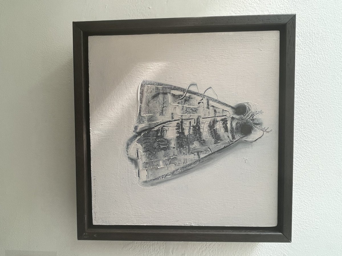 Moth - oil and graphite on board by RSA member Matt Hardman. Our Spring Exhibition continues at Rye Art Gallery until May 5th @hardman9 @ryeartgallery #moth #springexhibition #ryeeastsussex