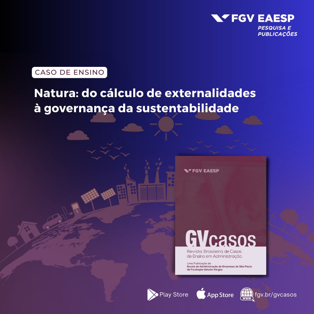 O #casodeensino propõe a observação dos entraves e oportunidades à implementação e disseminação do IP&L pela #Natura. Confira na #GVcasos: tinyurl.com/gvcasos-24d2 #FGVEAESP #DicadeLeituraFGV