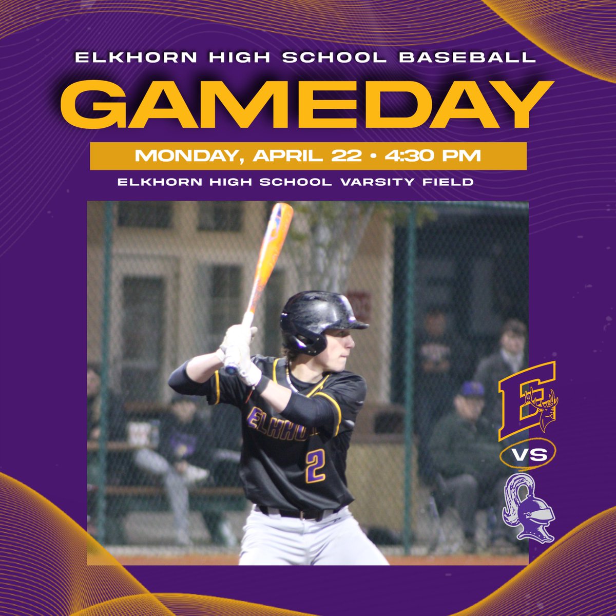 Game Day!  The Elks take on Beloit Memorial in a conference matchup tonight at home.  Come on out and support these guys!  @EAHS_Baseball #1Herd #goelks