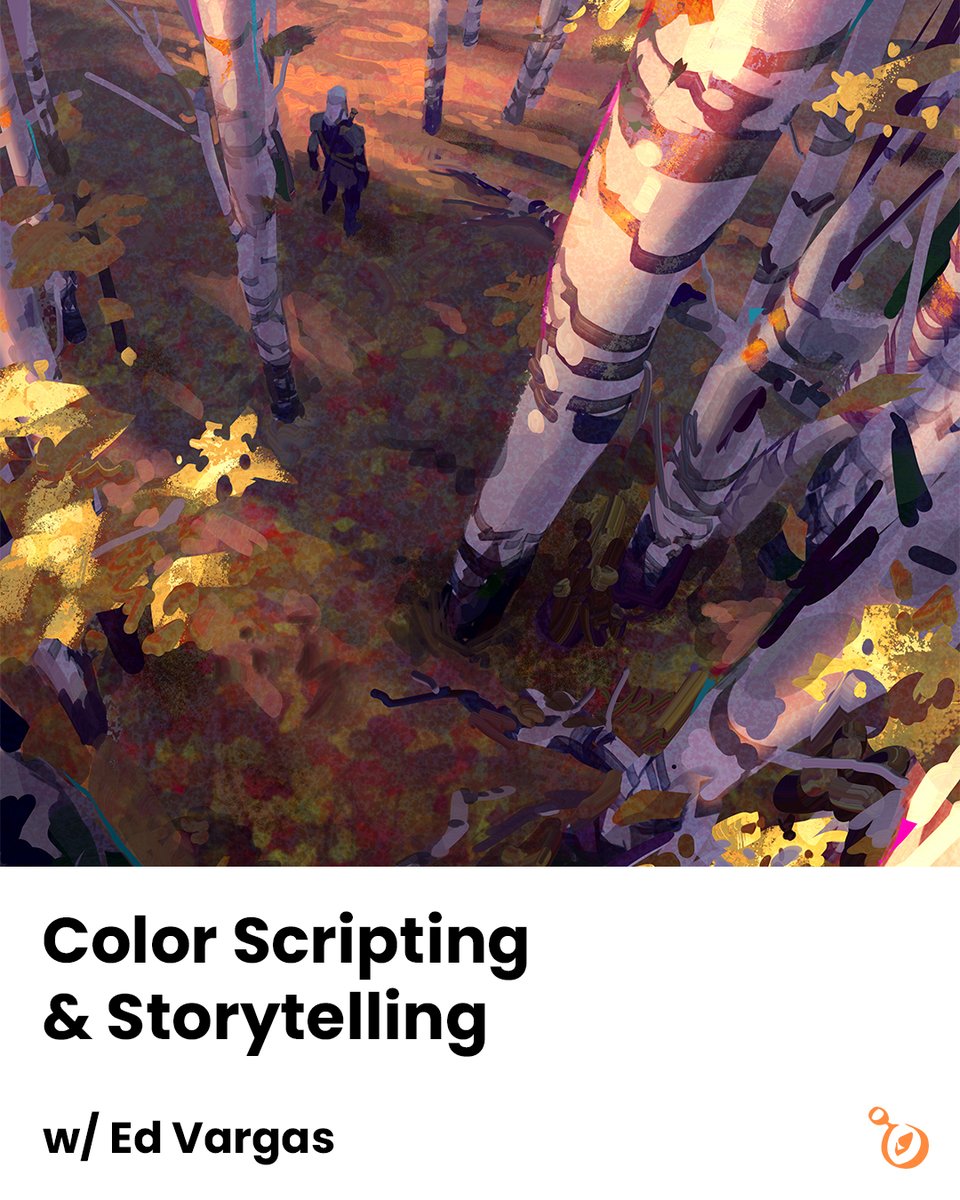 Ed Vargas (@edvargasart)'s next Color Scripting & Storytelling class is happening in June! Learn more & register now via our site🔥 In this 8wk class, Ed guides students through creating color scripts that meet the storytelling goals for different kinds of animation productions.