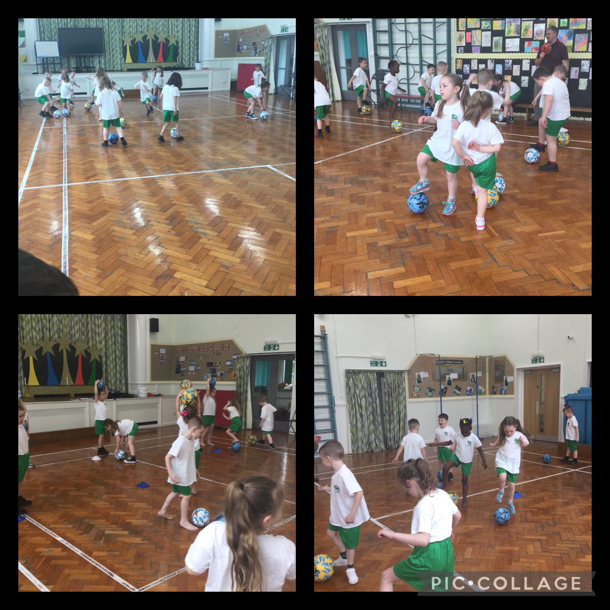 💚During a P.E. session, Year 1 children have been practicing their ball skills.💚@CaldiPrimary @AETAcademies @HeadStart_ST @CNicholson_Edu @Claire_Heald @vianclark @Tees_Issues @MbroCouncil