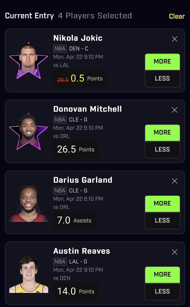 HarrelsonCash's tweet photo. This cashing??#PrizePickNBA #cashing?? #GamblingTwitter https://t.co/oaES7ttwqe
