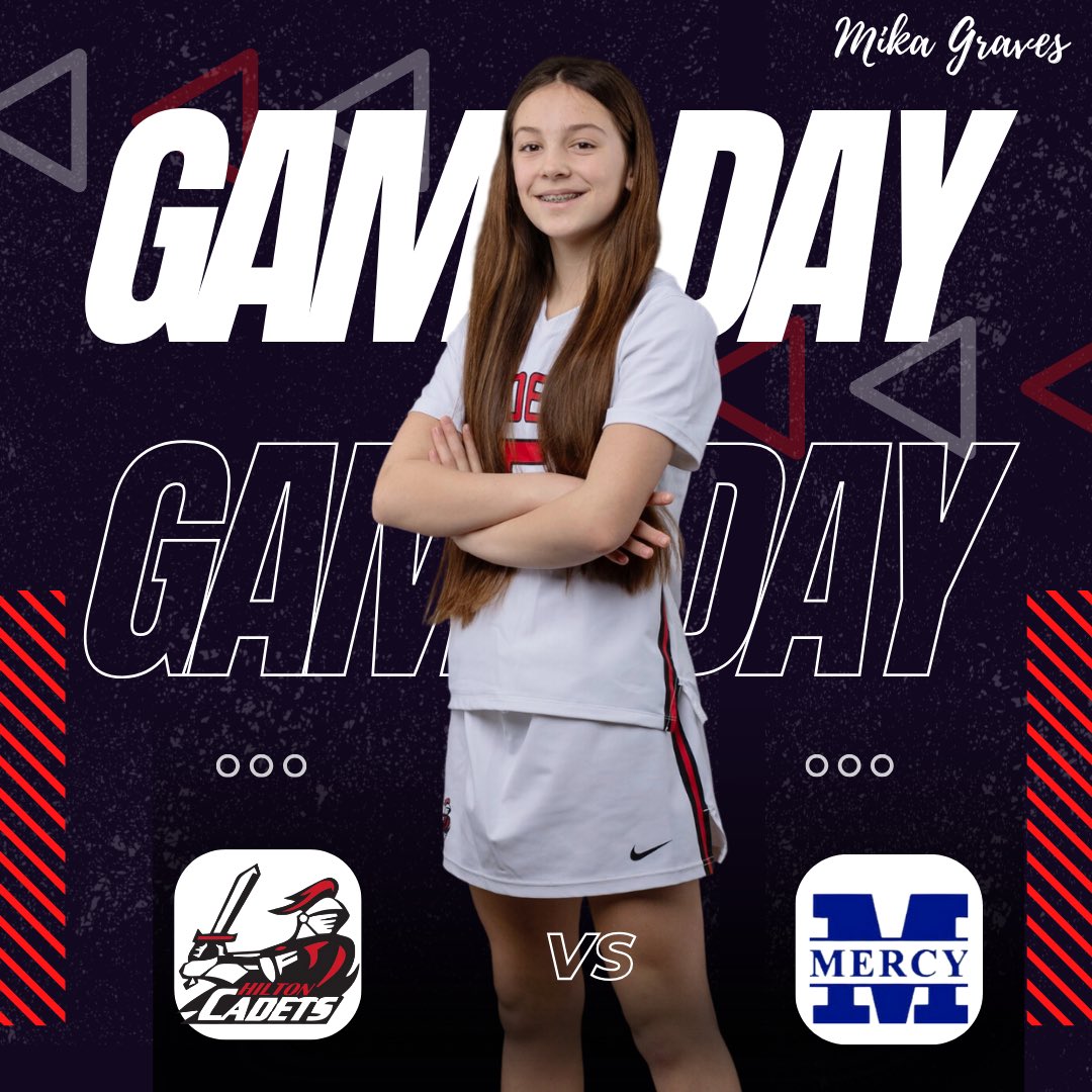 ⚫️🔴 GAME DAY ⚫️🔴

7:15 at home vs Mercy 🥍