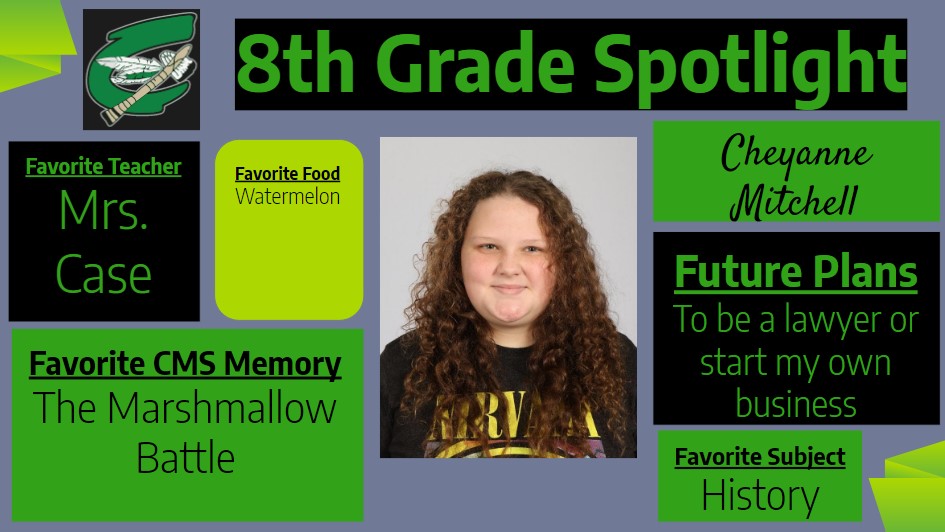 Mrs_Zietlow's tweet photo. 8th Grade Spotlight
#gr8raiders #OnceARaider
@raidermiddle @cms_mrgordon @mrduplaga_cms @lcasecms https://t.co/FNRpHfqlDQ